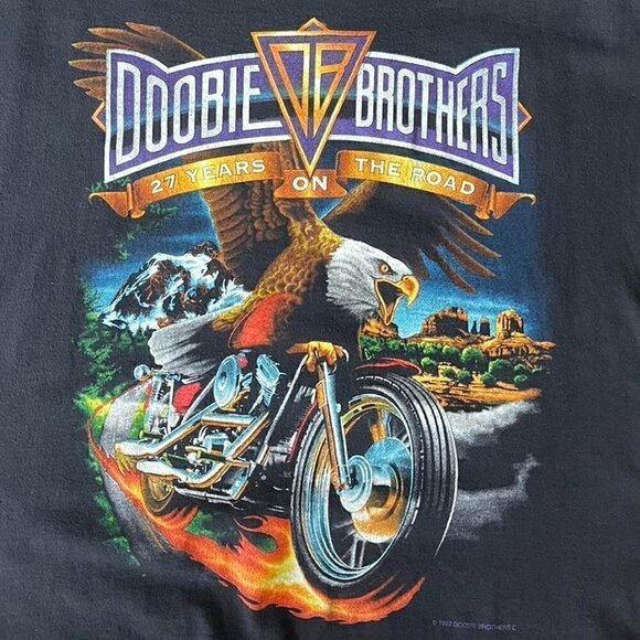 Vintage Doobie Brothers SINGLE STITCH Shirt - Picture 4 of 7